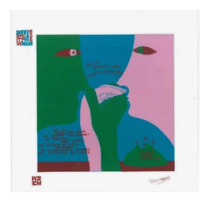 Arcobaleno - Diecicomeleditadiduemani - Screen Print on Acetate by E. Puchard 1973