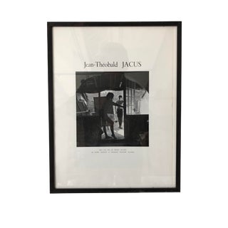 Jean-Theobald Jacus, France C.1960’s Printed Photo Framed B&w For Sale