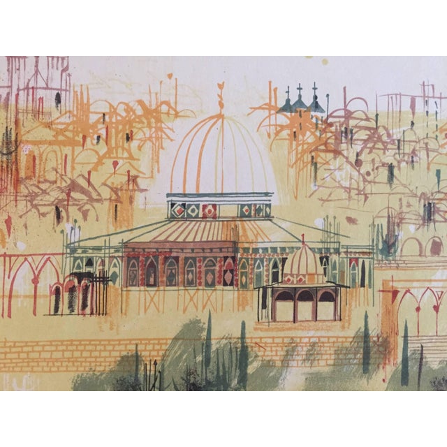 Early 20th Century Shmuel Katz, The Old City of Jerusalem For Sale - Image 5 of 7