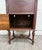 Antique Federal Colonial English Mahogany Lift Top Radio Cabinet Console Stand For Sale - Image 13 of 16