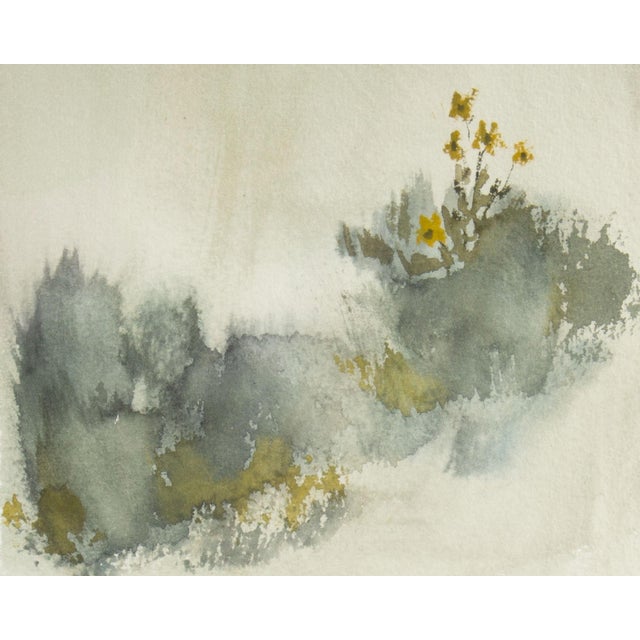 Contemporary 1964 Watercolor Landscape Painting by James VerDoorn For Sale - Image 3 of 7