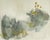 Contemporary 1964 Watercolor Landscape Painting by James VerDoorn For Sale - Image 3 of 7