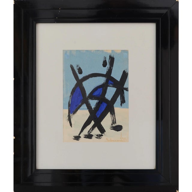 Abstract Figurative Composition, 1990s, Mixed Media, in Good conditions. Designed 1990 to 1999