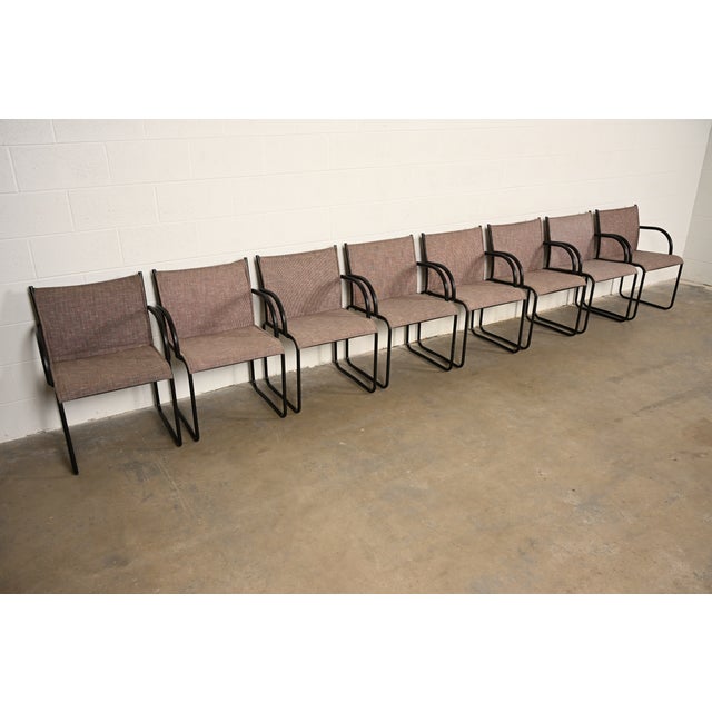 Richard Schultz for Knoll Modern Model 1407 Armchairs, Set of Eight For Sale - Image 13 of 13