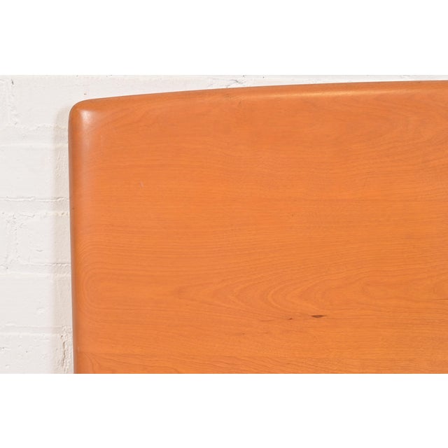 1950s Heywood Wakefield Mid-Century Modern Solid Birch Twin Size Headboard, 1950s For Sale - Image 5 of 8
