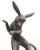 Black Unknown, Boxing Hares, Bronze For Sale - Image 8 of 9