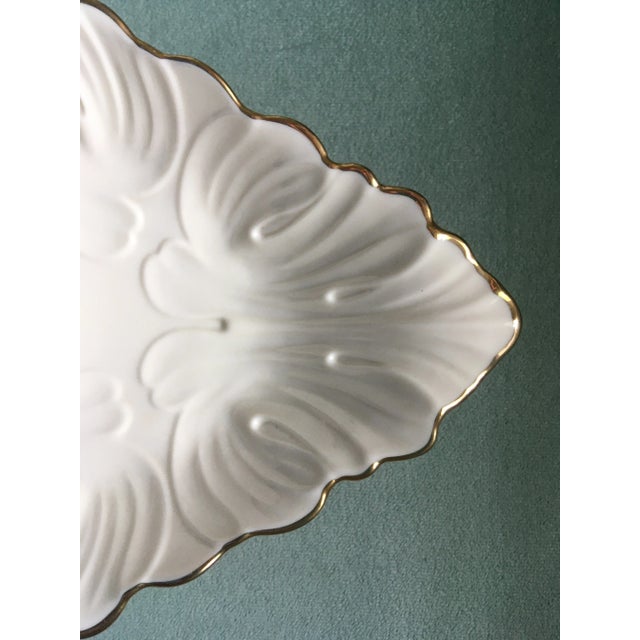 Vintage Lenox Woodland Leaf Patterned Decorative Bowl For Sale - Image 11 of 12