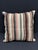 Turkish Hemp Pillow Cushion Natural Beige Dark Brown Pillow Cushion Cover 24x24 For Sale - Image 4 of 4