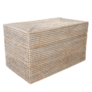 Artifacts Rattan Rectangular Hinged Chest