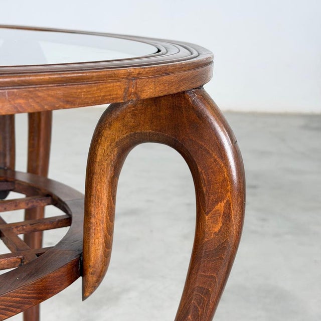 Round Coffee Table by Paolo Buffa for Arrighi Serafino, 1950s For Sale - Image 11 of 16