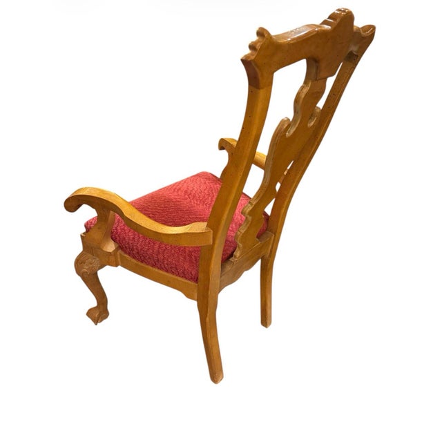 1980s Century Furniture Chippendale Style Dining Chairs, Set of 8 For Sale - Image 5 of 11