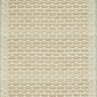Morris & Co Morris Bellflowers Fabric in Fennel/Grey - a Sample For Sale