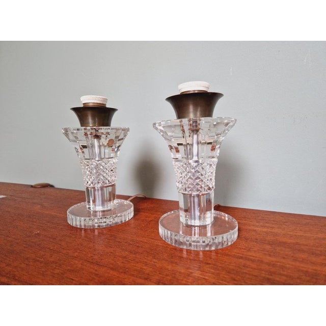 Lamp from Val Saint Lambert, 1930s, Set of 2 For Sale - Image 12 of 18