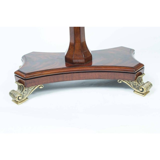 Regency Mahogany Side Table, 1970s For Sale - Image 10 of 11