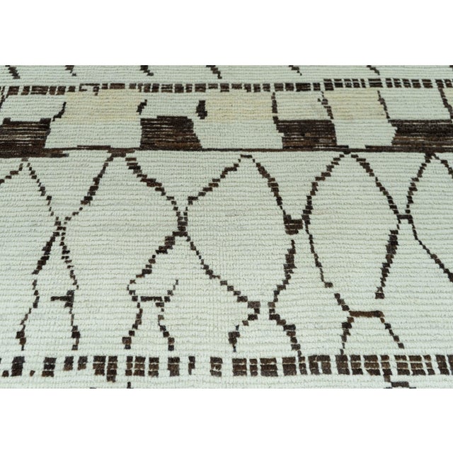 Turkish Tulu Handmade Rug 7'8" x 10'5" #19334 For Sale - Image 4 of 8