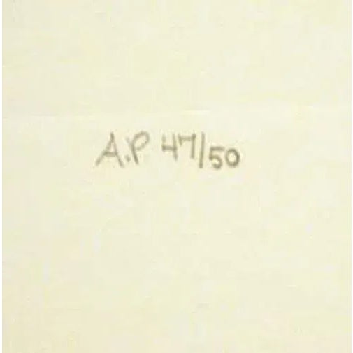 Impressionist 1980s Sarah Churchill "I Can Manage.." Signed Embossed Lithograph For Sale - Image 3 of 6