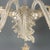 Venetian Blown Glass Wall Lights with Gold Shades, Set of 2 For Sale - Image 6 of 10