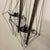 Mid-Century Brutalist Wire and Torch-Cut Metal Wall Sconce Candle Holder For Sale - Image 10 of 12
