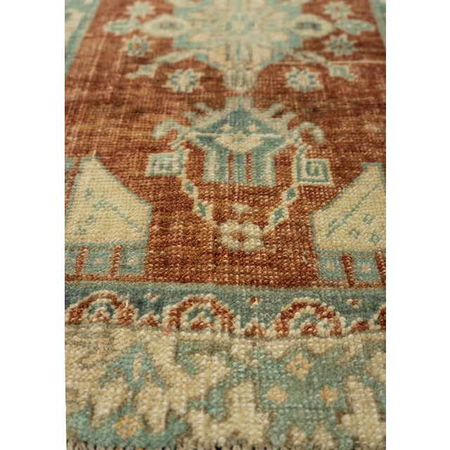 Turkish Turkish Mini Rug Oriental Hand Knotted Vintage Rug 1'6" x 2'10" #21143 For Sale - Image 3 of 8