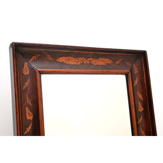 Antique Dutch Mirror, 1820s For Sale - Image 4 of 11