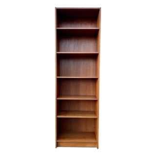 Vintage Mid Century Modern Danish Teak Bookcase by Domino Mobler. Circa 1970s For Sale