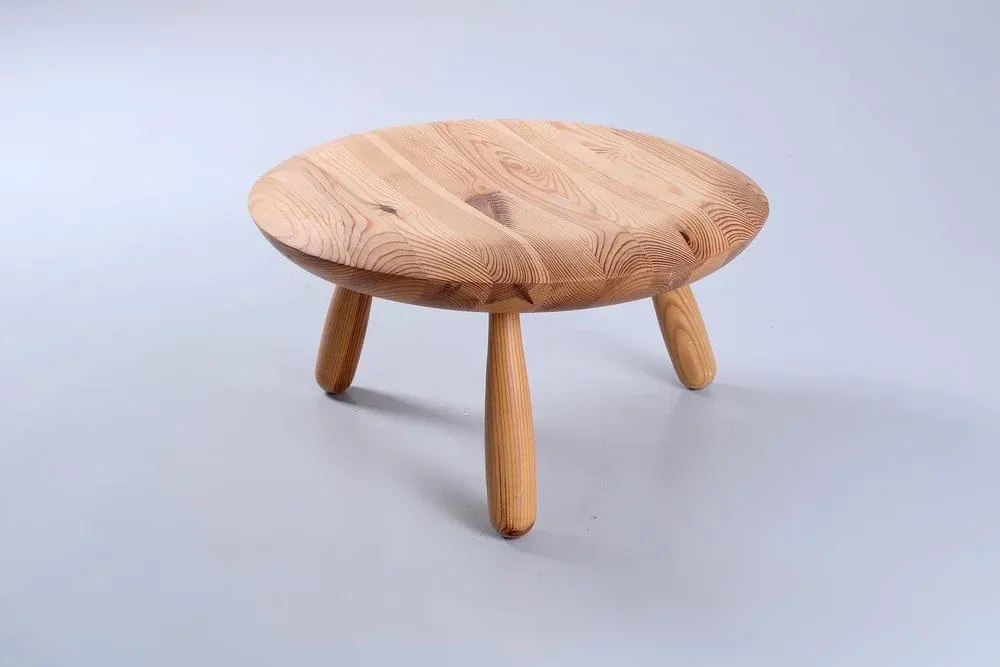 家具 IKEA KARLJOHAN Pine Wood Karljohan Stool by Christian Hallerod for Ikea, 1990s