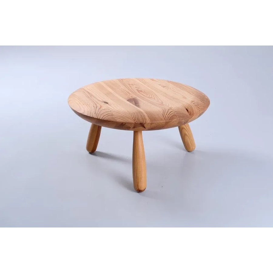 Pine Wood Karljohan Stool by Christian Hallerod for Ikea, 1990s