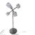 Silver Mid-Century Ice Cube Lamp in Chrome with Textured Glass Shades from Ikea, 1970s For Sale - Image 8 of 9