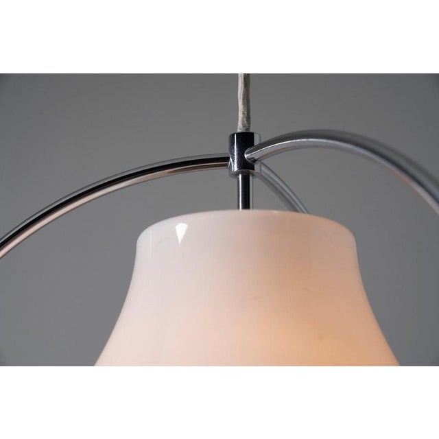 Single Pendant Light by Jo Hammerborg for Fog & Mørup, Denmark, 1970s For Sale - Image 6 of 12