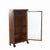 Arts & Crafts Oak Single Door Clawfoot Bookcase With Reeded Columns C1920 For Sale - Image 9 of 11
