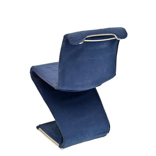 Metal Vintage Z Chairs by Gastone Rinaldi for RIMA, 1970s, Set of 6 For Sale - Image 7 of 11
