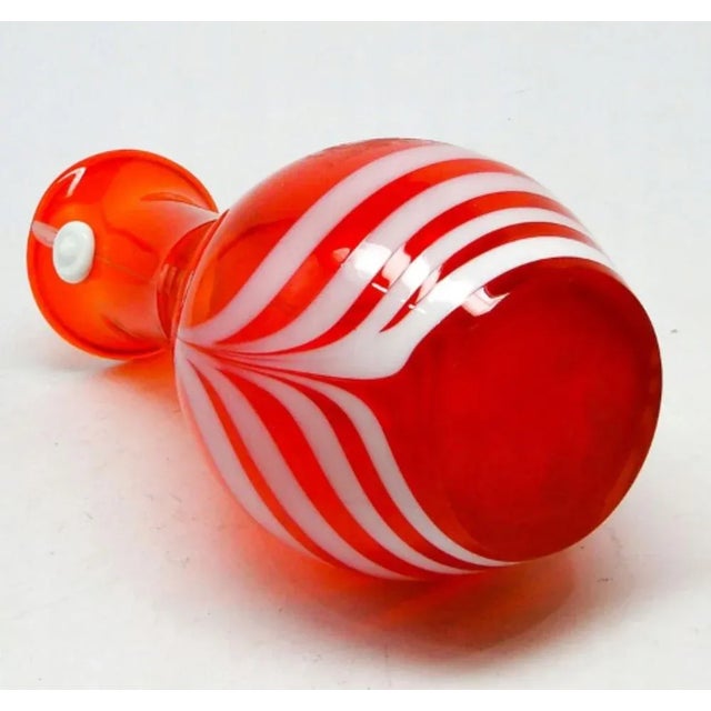 Postmodern Vase from Ząbkowice Glassworks by L. Fiedorowicz, Poland, 1970s, in Very Good conditions. Designed 1970 to 1979...