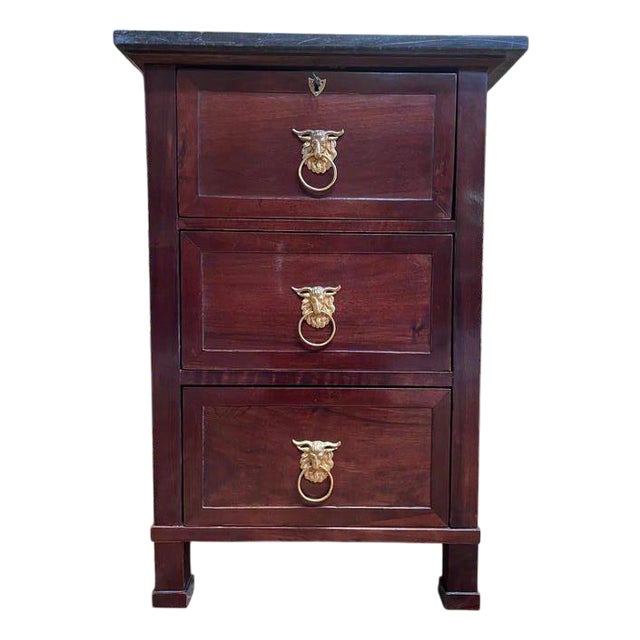 Empire Bedside Chest of Drawers For Sale