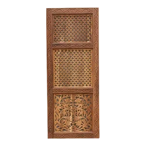 Finely Carved Anglo Indian Door Panel