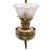 Victorian Brass Electric Converted Oil Lamp Wall Sconce, 2 Available For Sale - Image 4 of 5