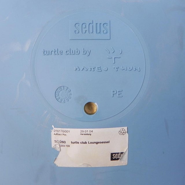 A rare model from Sedus. Actually a garden chair, but also very suitable in a waiting room or hall. Height: 66 cm. Width:...