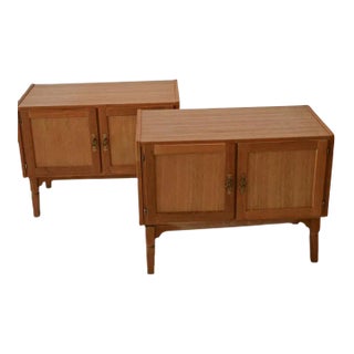 1970s Pair of Scandinavian Nightstands For Sale