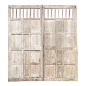 Pair of Antique Indo-French Monumental Doors