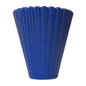 Blue Danish Ceramic Vase by Einar Johansen, 1960s