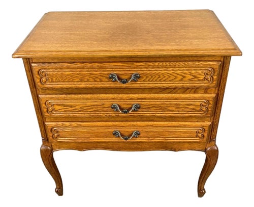 Vintage French Oak Chest of Drawers