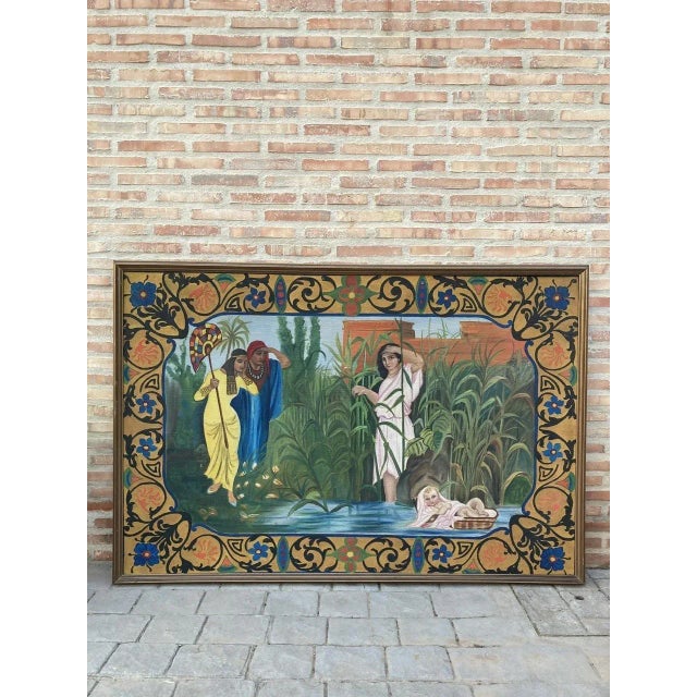 Antique Handmade Tapestry, 1920s For Sale - Image 10 of 10
