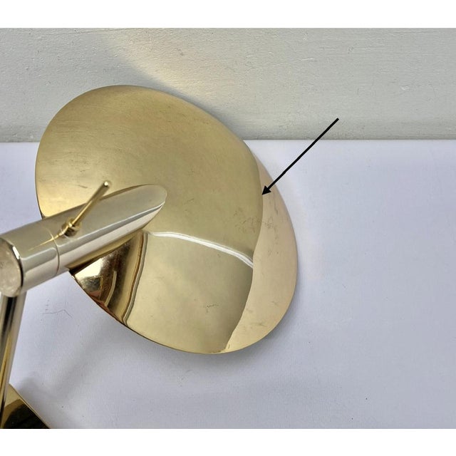 Uplight Brass Wall Lights from Estiluz, Spain, 1980s, Set of 2 For Sale - Image 16 of 18