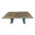 Italian Venetian Style Hand Painted Trestle Dining Table For Sale