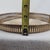 Vintage Round Brass Gallery Serving Tray Pierced Sides and Floral Handles For Sale - Image 6 of 6