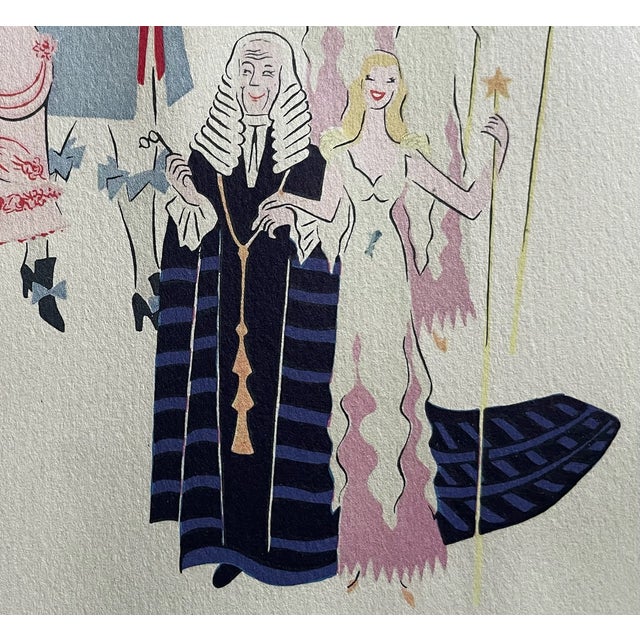 Figurative Gilbert and Sullivan Operetta Ruddigore Illustrated Print Lucille Corcos For Sale - Image 3 of 7
