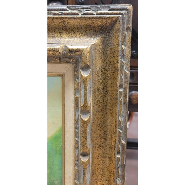 1960s Fine 1960 Oil Painting For Sale - Image 5 of 10