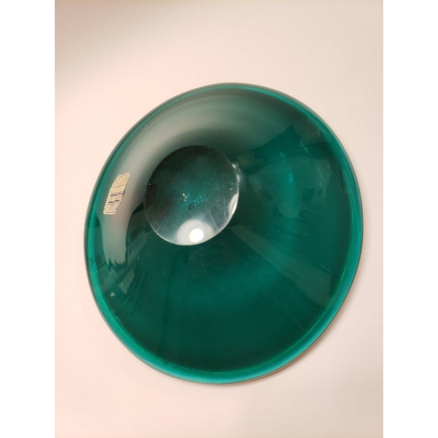1930s Pauly & C Murano Green Aventurine Glass Bowl 1930s For Sale - Image 5 of 13