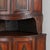Wood 19th Century Swedish Gustavian Bowfront Painted Corner Cabinet For Sale - Image 7 of 11