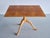 Carl Malmsten Three Legged Coffee Table in Burl Elmwood by Carl Malmsten for Carl Malmsten, Sweden, 1960s For Sale - Image 4 of 15