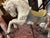 Antique White Chinese Carousel Horse on Stand, Circa 1940 For Sale - Image 8 of 10